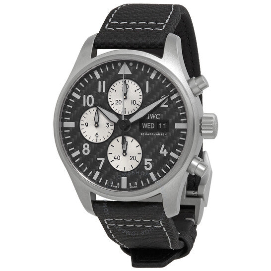 IWC, Pilot Chronograph AMG Automatic Carbon Dial Men's Watch