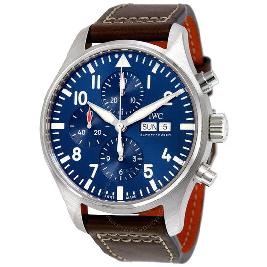 IWC, Pilot Midnight Automatic Chronograph Blue Dial Men's Watch