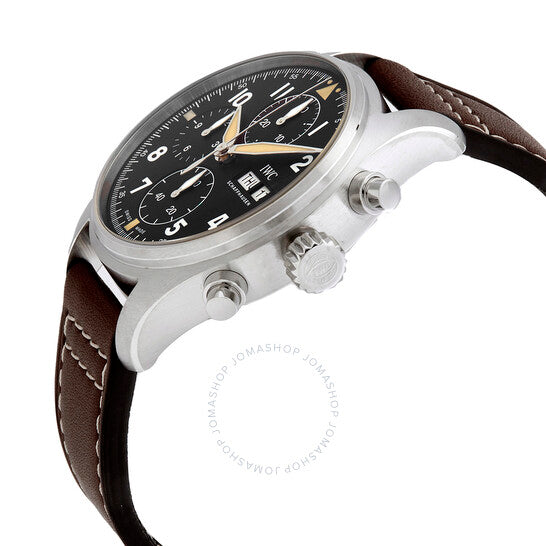 IWC, Pilot Spitfire Chronograph Automatic Black Dial Men's Watch