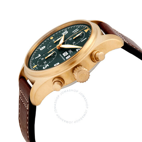 IWC, Pilot Spitfire Chronograph Automatic Green Dial Men's Watch