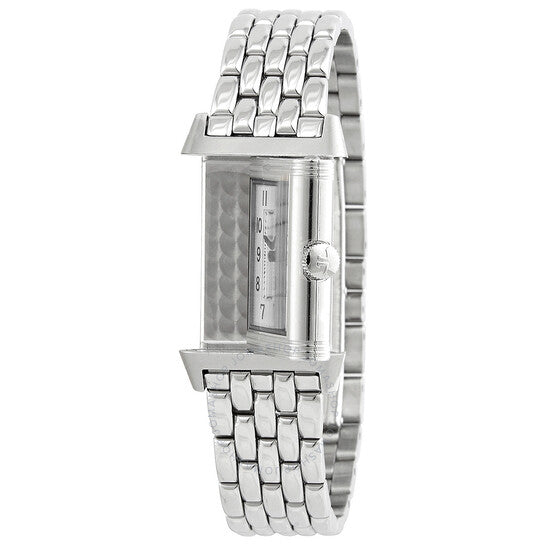 Jaeger LeCoultre, Reverso Classic Monoface Quartz Silver Dial Ladies Watch