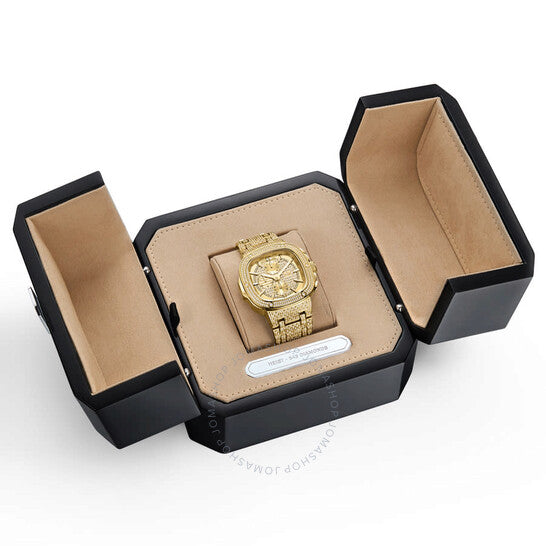 JBW, Platinum Series Chronograph Gold-tone Dial Men's Watch