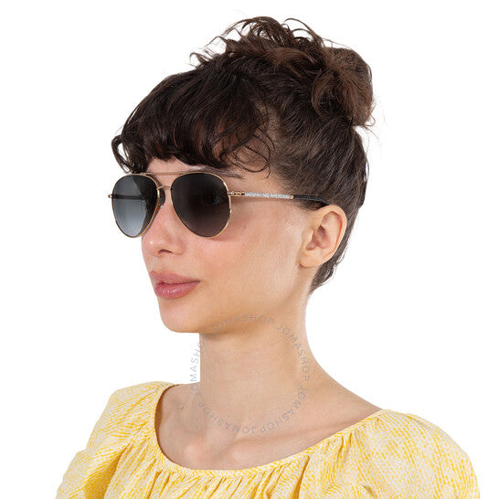 نظارة شمسية نسائية من جيمي تشو، رمادية داكنة متدرجة اللون