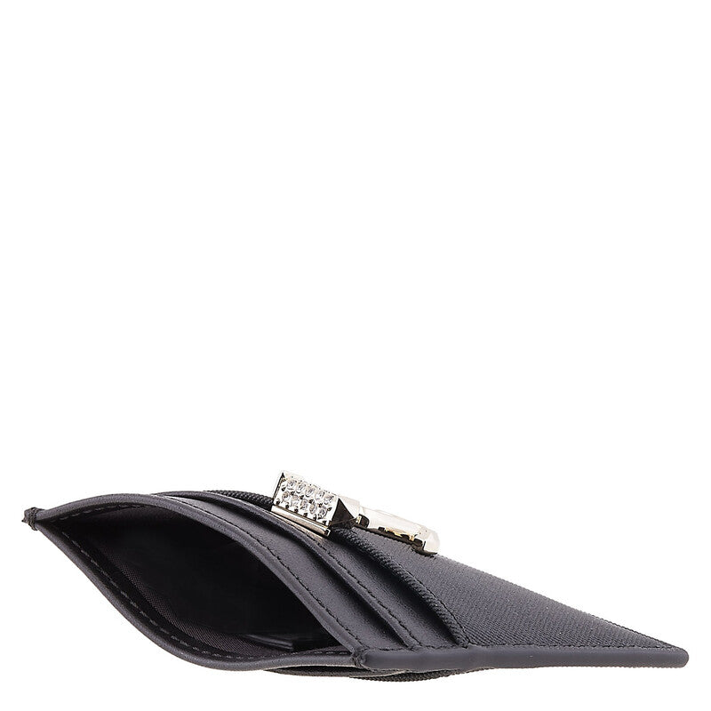 JC Emblem Leather Card Holder
