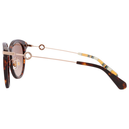 Brown Gradient Oval Ladies Sunglasses