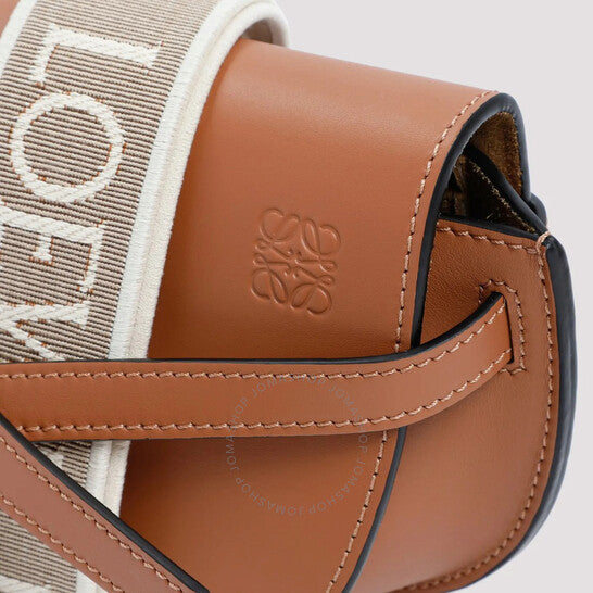 حقيبة Loewe Gate Dual Mini من جلد العجل الناعم