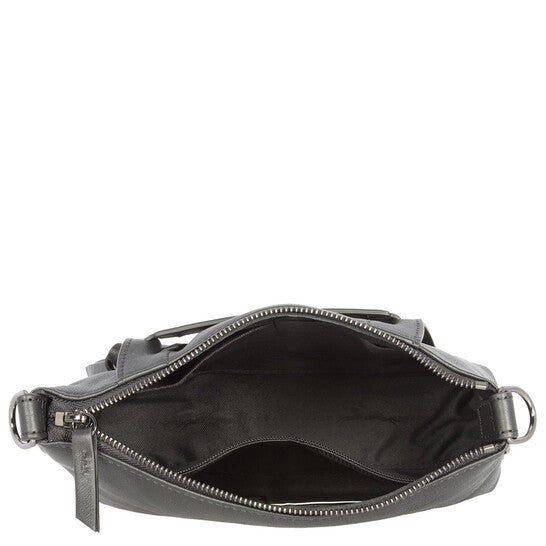 3D S Crossbody Bag in Black