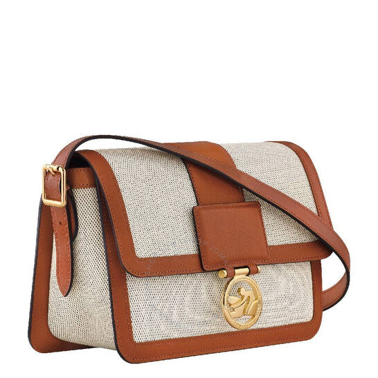 Longchamp, Box-Trot M Canvas Crossbody Bag
