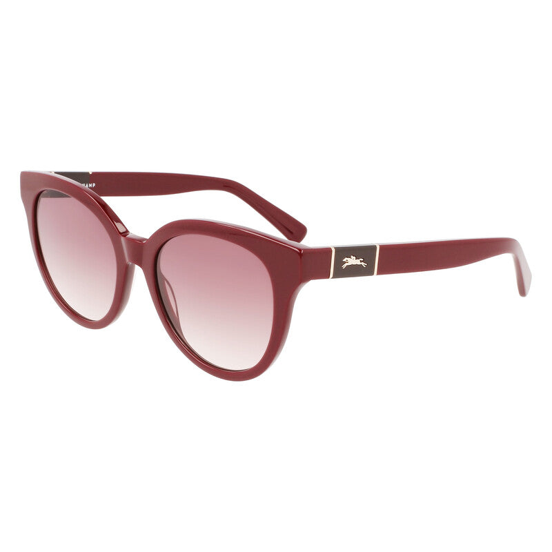 Burgundy Gradient Oval Ladies Sunglasses