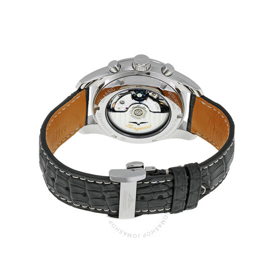 لونجين، ساعة كونكويست أوتوماتيكية كرونوغراف بمينا سوداء