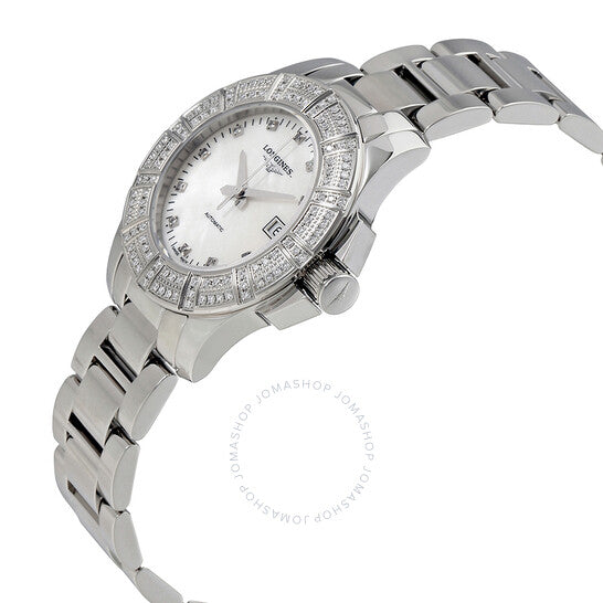 Longines, Conquest Automatic Mother of Pearl Dial Ladies Watch