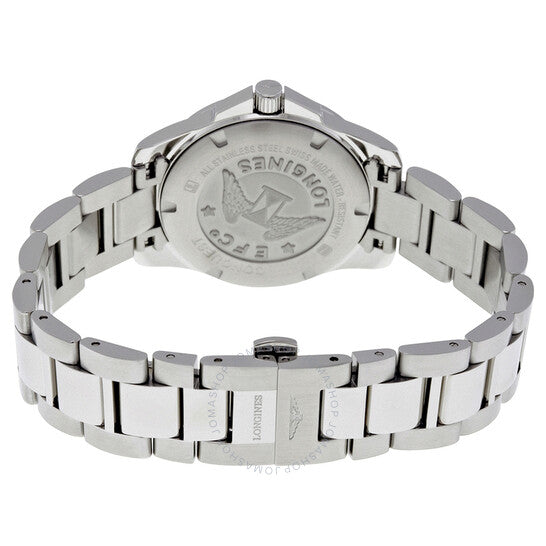 Longines, Conquest Black Dial Diamond Ladies Watch