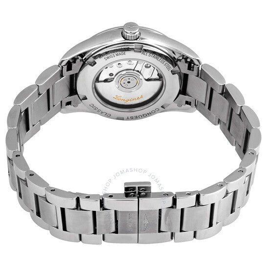 لونجين، ساعة كونكويست كلاسيك أوتوماتيكية بمينا أسود للسيدات