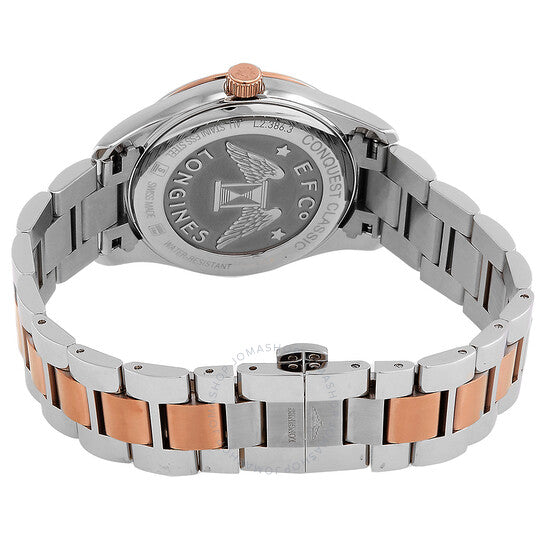 ساعة لونجين كونكويست كلاسيك كوارتز بمينا زرقاء للسيدات