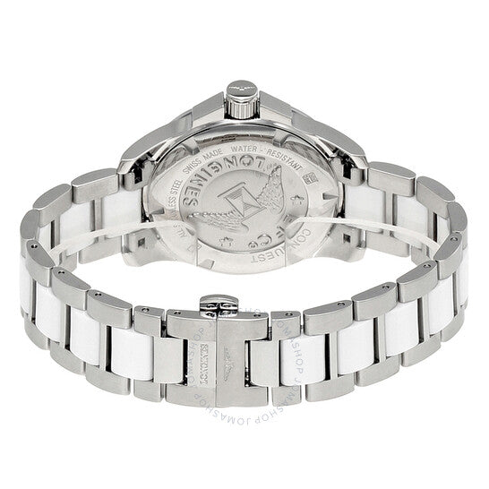 Longines, Conquest Mother of Pearl Dial Diamond Ladies Watch