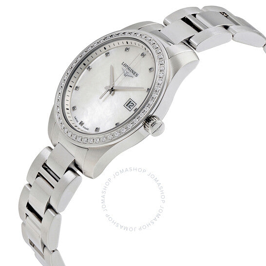 Longines, Conquest Mother of Pearl Dial Ladies Watch