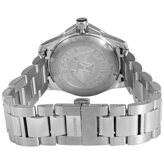 Longines, Conquest Quartz Black Dial Ladies Watch