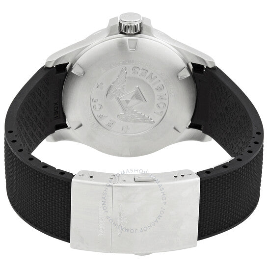 لونجين، ساعة كونكويست كوارتز للرجال بمينا أسود