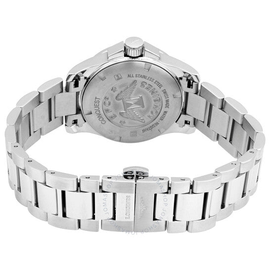 Longines, Conquest Quartz Diamond Ladies Moon Phase Watch
