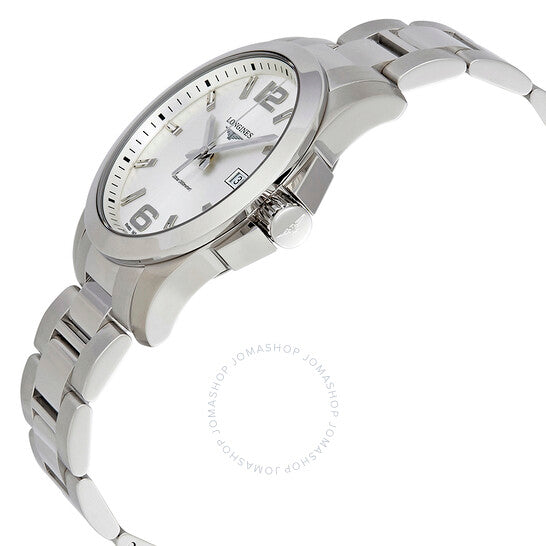 Longines, Conquest Silver Dial Stainless Steel Men's 43mm Watch