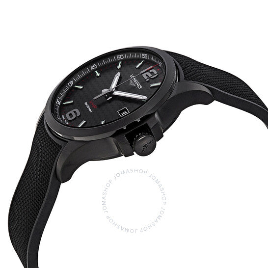 Longines, Conquest V.H.P. Perpetual Quartz Black Carbon Dial Men's Watch