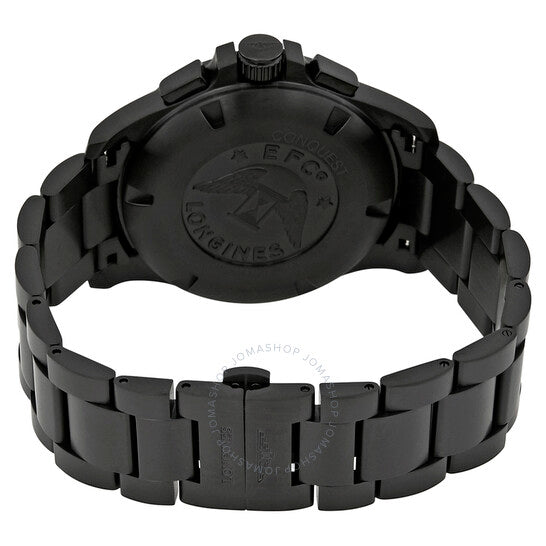 Longines, Conquest V.H.P. Chronograph Black Carved Dial Men's Watch L37272566