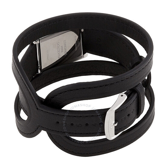 ساعة لونجين دولتشي فيتا كوارتز للنساء بمينا فضي