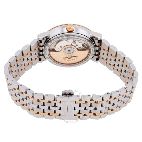 Longines, Elegant Automatic Diamond Silver Dial Ladies Watch