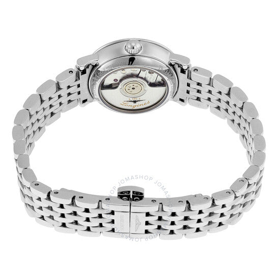 Longines, Elegant Automatic Silver Dial Diamond Ladies Watch L43094776