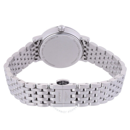 Longines, Elegant Quartz Moon Phase White Dial Ladies Watch