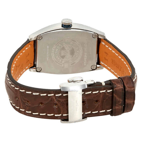 لونجين، ساعة إيفيدينزا أوتوماتيكية للسيدات بمينا أبيض