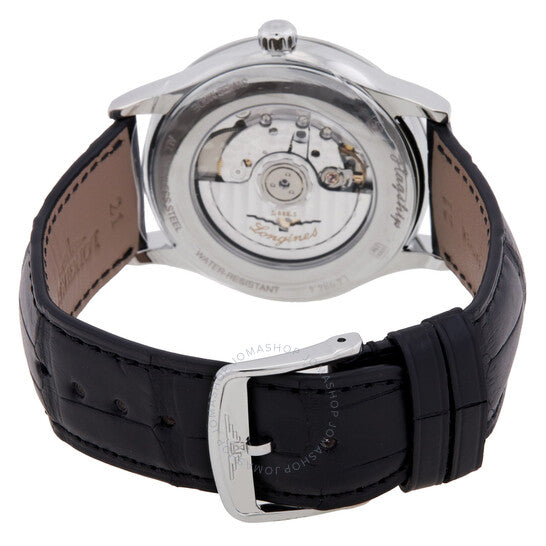 Longines, Flagship Automatic Diamond Black Dial Men's Watch