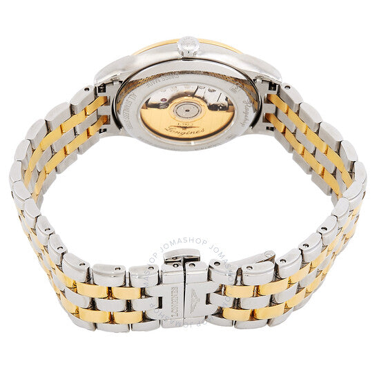 لونجين، ساعة نسائية أوتوماتيكية رائدة بمينا ذهبي من الماس