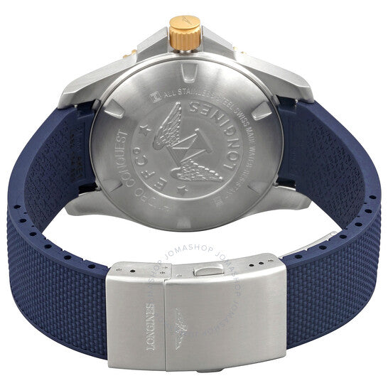 لونجين، ساعة هيدروكونكويست أوتوماتيكية للرجال بمينا أزرق