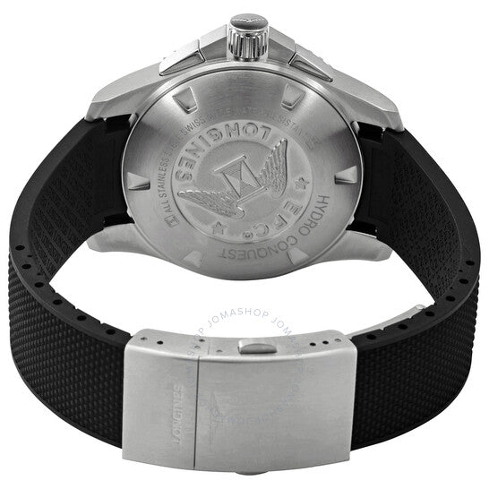 لونجين، ساعة هيدروكونكويست كرونوغراف أوتوماتيكية للرجال بمينا أسود