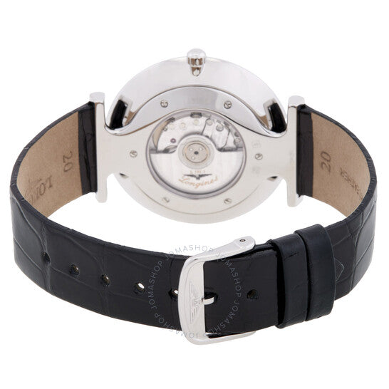 ساعة لونجين لا غراندي أوتوماتيكية بمينا أسود للسيدات