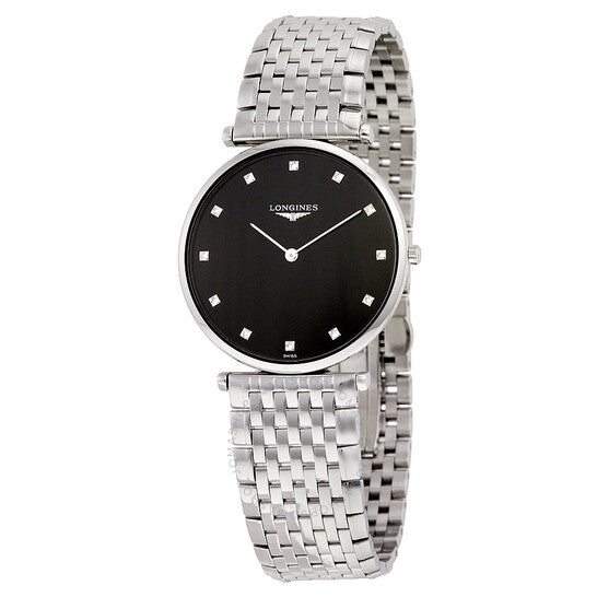 Longines, La Grande Classique Black Diamond Dial Men's Watch L47554586