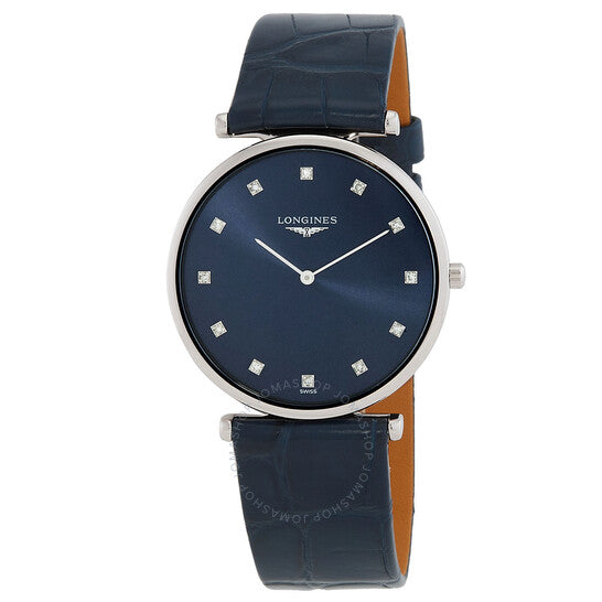 Longines, La Grande Classique Quartz Diamond Blue Dial Ladies Watch