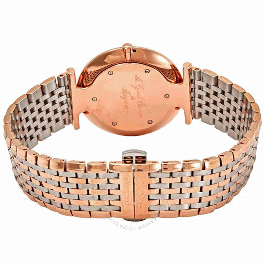 Longines, La Grande Classique White Dial Rose Gold-tone Ladies Watch
