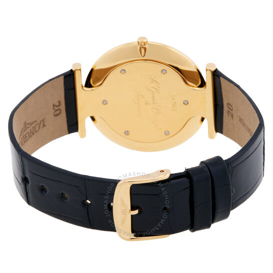 ساعة لونجين لا غراندي كوارتز بمينا بيضاء للسيدات