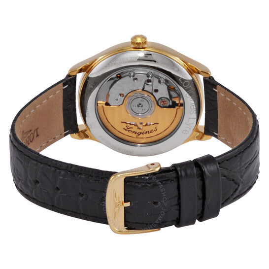 ساعة لونجين لير أوتوماتيكية للسيدات بمينا ذهبي