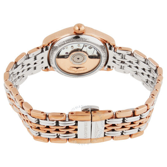 ساعة لونجين لير أوتوماتيكية بمينا أبيض للسيدات