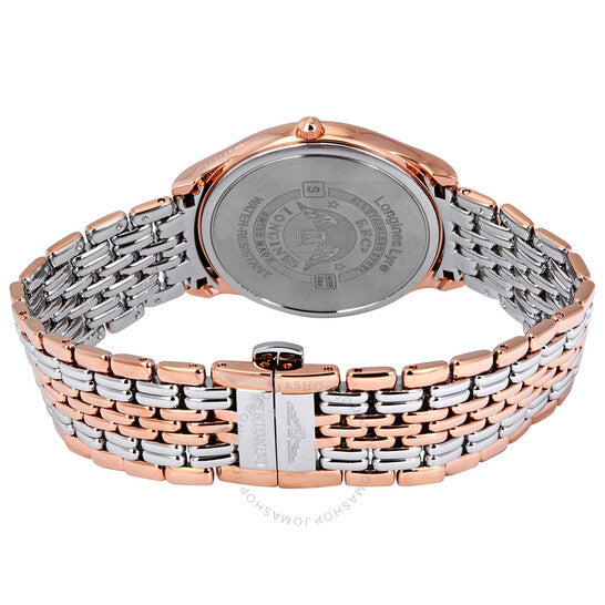 لونجين، ساعة لير البيضاء للسيدات بلونين