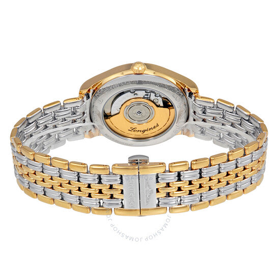 لونجين، ساعة لير البيضاء للسيدات بلونين