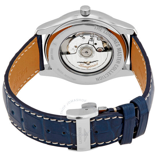 ساعة لونجين ماستر كوليكشن أوتوماتيكية للرجال بمينا أزرق