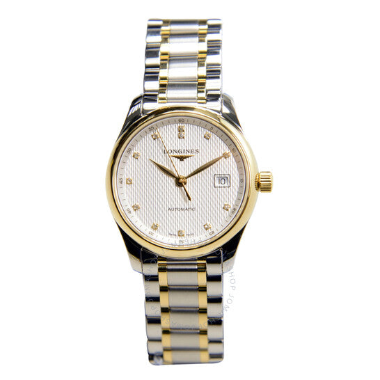 Longines, Master Collection Automatic Diamond White Dial Ladies Watch