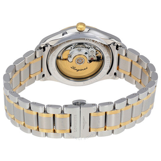 ساعة لونجين ماستر أوتوماتيكية للرجال بمينا فضي