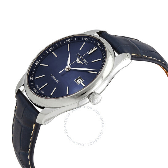 ساعة لونجين ماستر أوتوماتيك صن راي للرجال بمينا أزرق