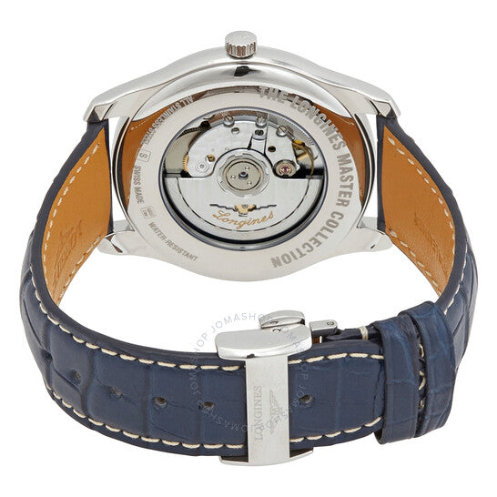 ساعة لونجين ماستر أوتوماتيك صن راي للرجال بمينا أزرق