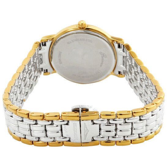 Longines, Presence Quartz Gold Dial Ladies Watch